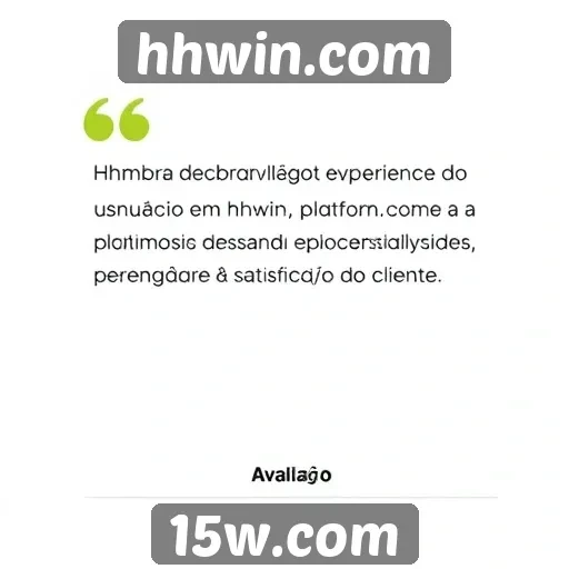 Avaliação da experiência do usuário em hhwin.com